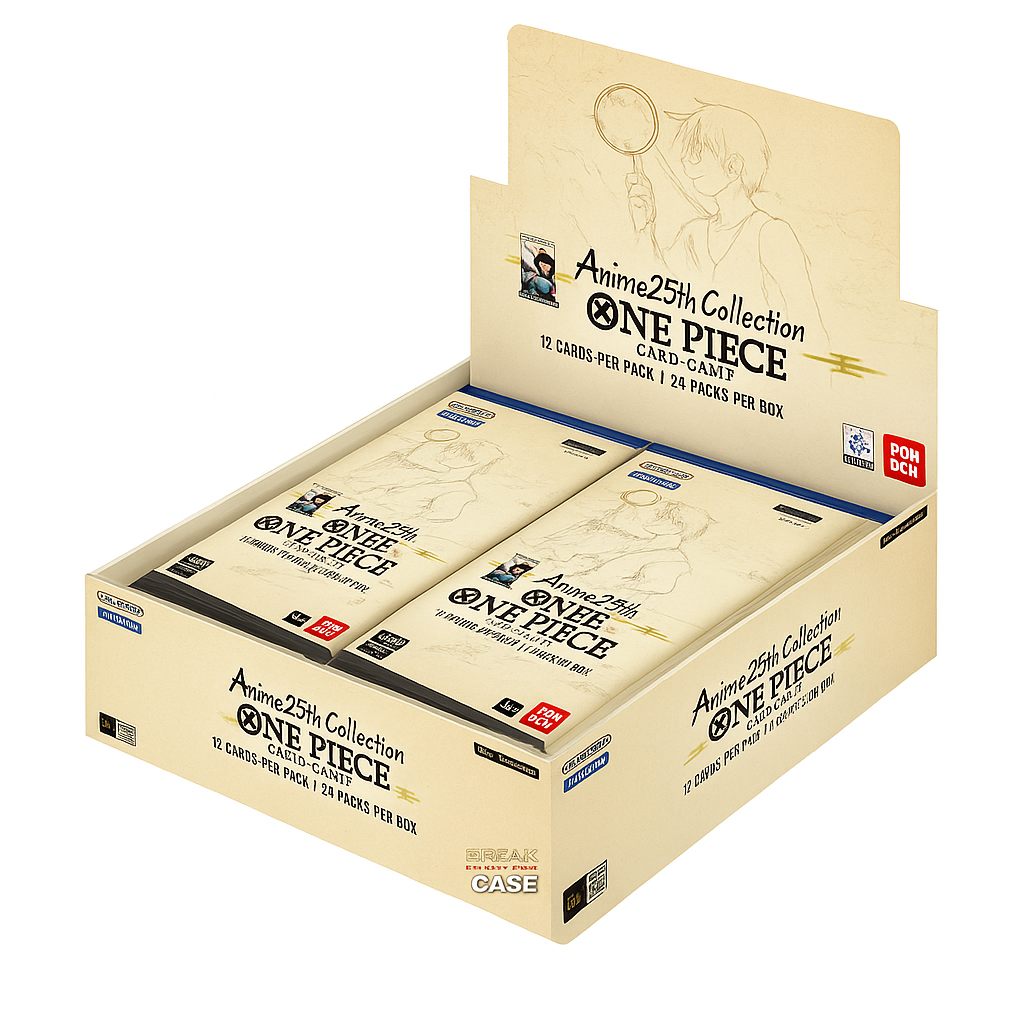 ワンピース anime 25th collection 3BOX テープ付き Anime 25th Collection Booster Box english – SealedStation