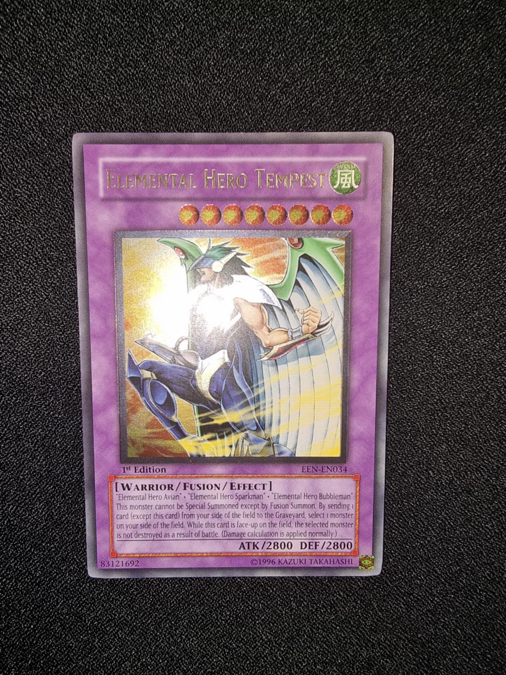 Elemental Hero Tempest EEN-EN034 | 1st Edition Ultimate Rare (NM)