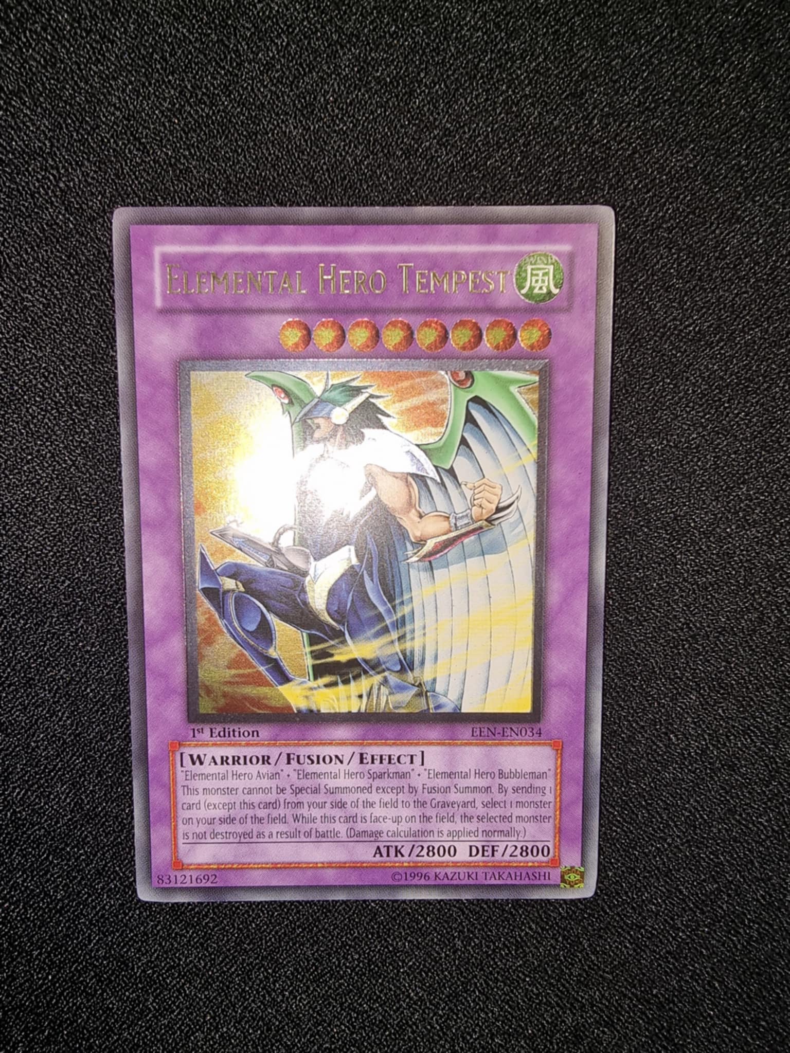 Elemental Hero Tempest EEN-EN034 | 1st Edition Ultimate Rare (NM)